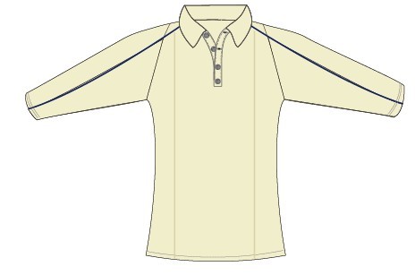 Long sleeve cricket shirt